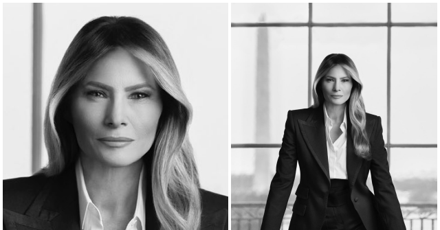Melania Trump Poses in Dolce & Gabbana for Official Portrait
