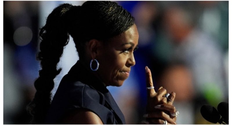 Michelle Obama signals she’s done with Trump