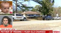 Mom charged in presumed death of missing 1-year-old son