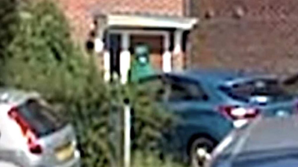 Moment Southport killer Axel Rudakubana stalks back and forth as he waits for taxi before murdering three girls and knifing more in dance class rampage