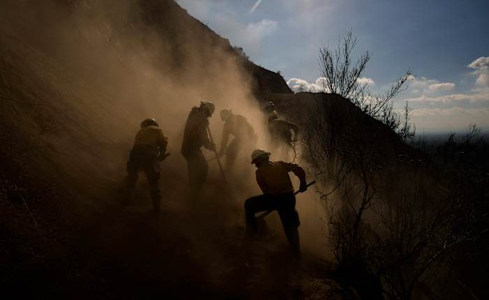 Navajo Nation firefighters battle wildfires in Los Angeles