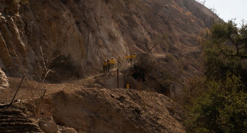Navajo Nation firefighters battle wildfires in Los Angeles