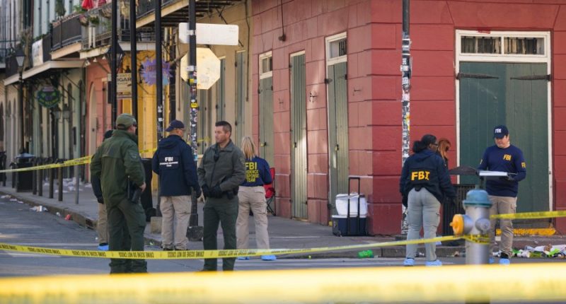 New Orleans barriers to prevent vehicle attacks were in the process of being replaced