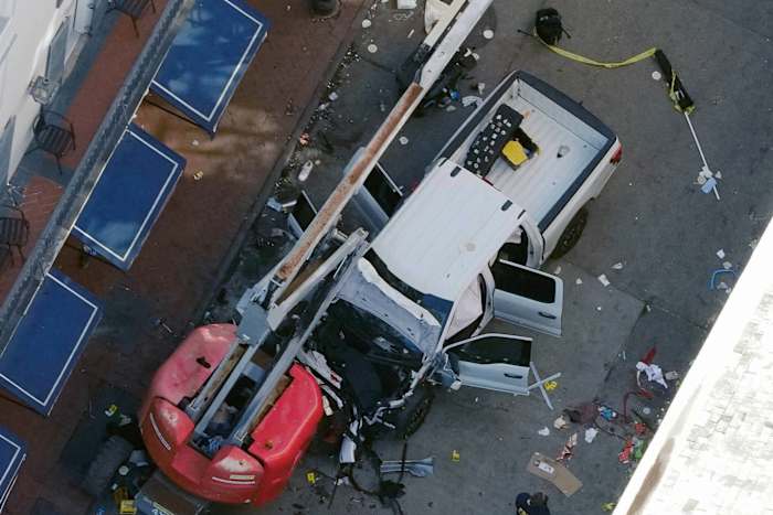 New Orleans barriers to prevent vehicle attacks were in the process of being replaced
