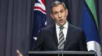 Treasurer Jim Chalmers during a press conference