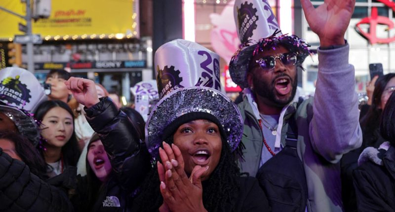 New Year 2025: World waves goodbye to tumultuous 12 months