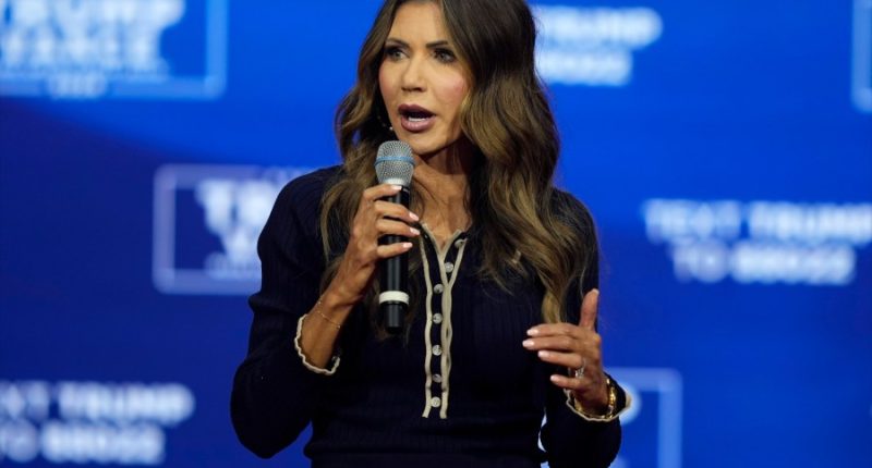 Noem will '100% partner' with Trump if confirmed as DHS head