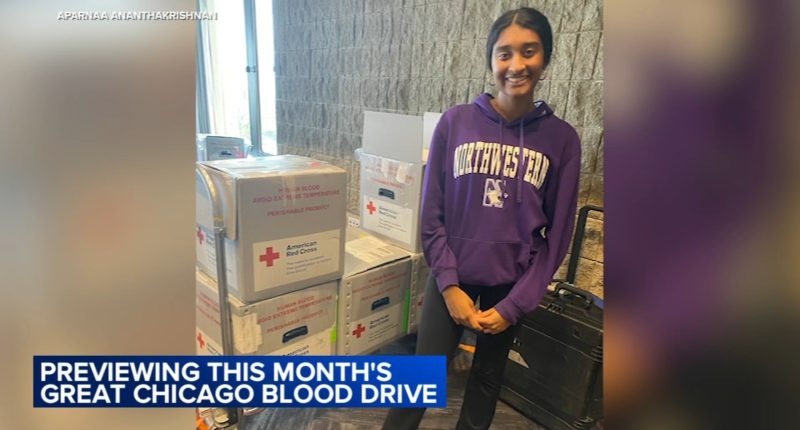 Northwestern University student believes giving blood necessary, planning to donate at Great Chicago Blood Drive