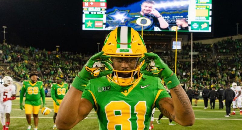 Oregon Ducks 2024 receiver arrested as fugitive