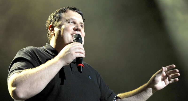 Peter Kay looks completely unrecognisable in rare public outing