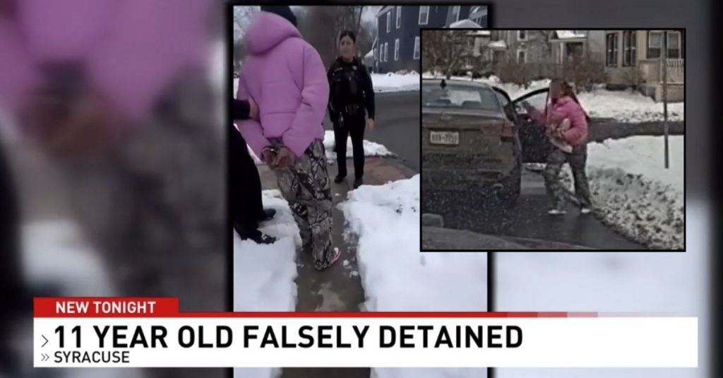 Police handcuff 11-year-old after mistaking her for suspect