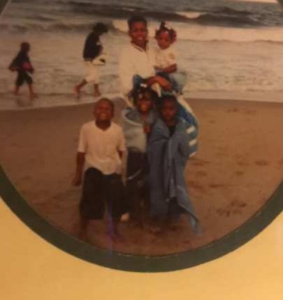 A woman withchildren