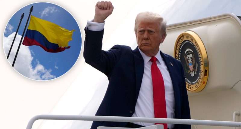 President Donald Trump orders tariffs, visa restrictions on Colombia over President Petro's rejection of deportation flights
