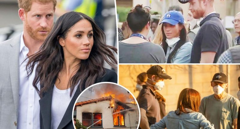 Prince Harry, Meghan Markle spotted helping LA wildfire victims after opening Montecito home to evacuees