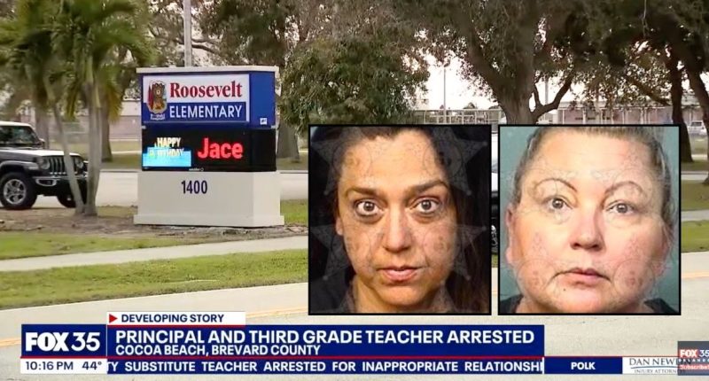 Principal, teacher throw booze-filled party for kids: Cops