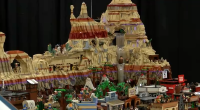 Professional Lego builders show off creations at convention