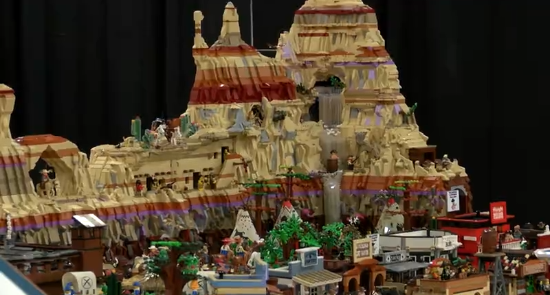 Professional Lego builders show off creations at convention