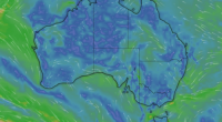 Rain and thunderstorms eastern Australia January 9,2025