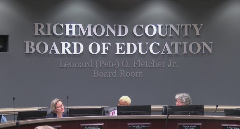 Rich. Co. School Board votes for new president and VP at reorganization meeting