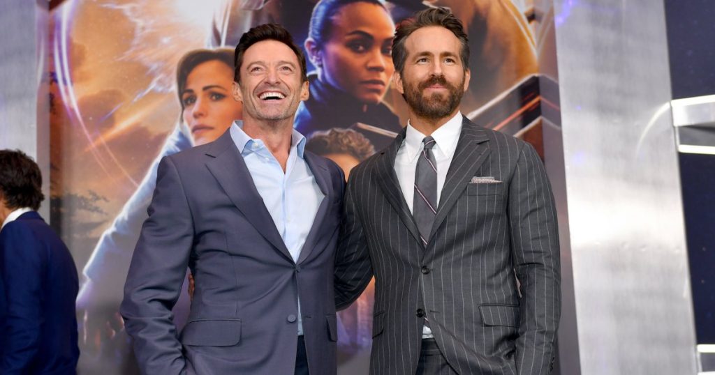 Ryan Reynolds Grabs the Mic at Hugh Jackman's Concert in New York City