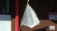Salvation Army welcoming people in for warmth
