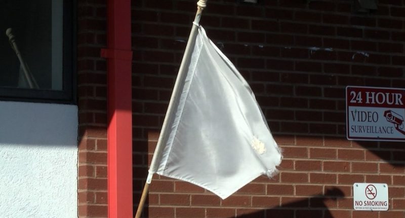 Salvation Army welcoming people in for warmth