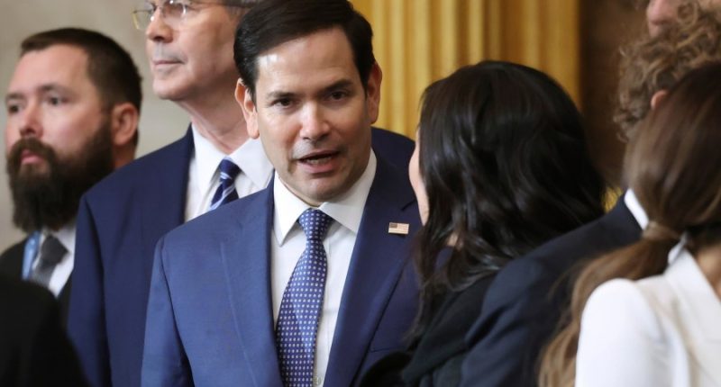 Senate confirms Marco Rubio as secretary of state, giving Trump the first member of his Cabinet