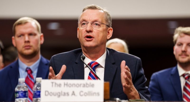 Senate panel overwhelmingly advances Trump pick for VA secretary