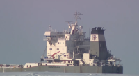 Ship freed after being stuck in ice since Wednesday