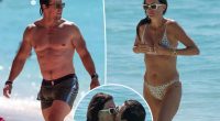 Shredded Mark Wahlberg and bikini-clad wife Rhea Durham pack on PDA during Barbados vacation