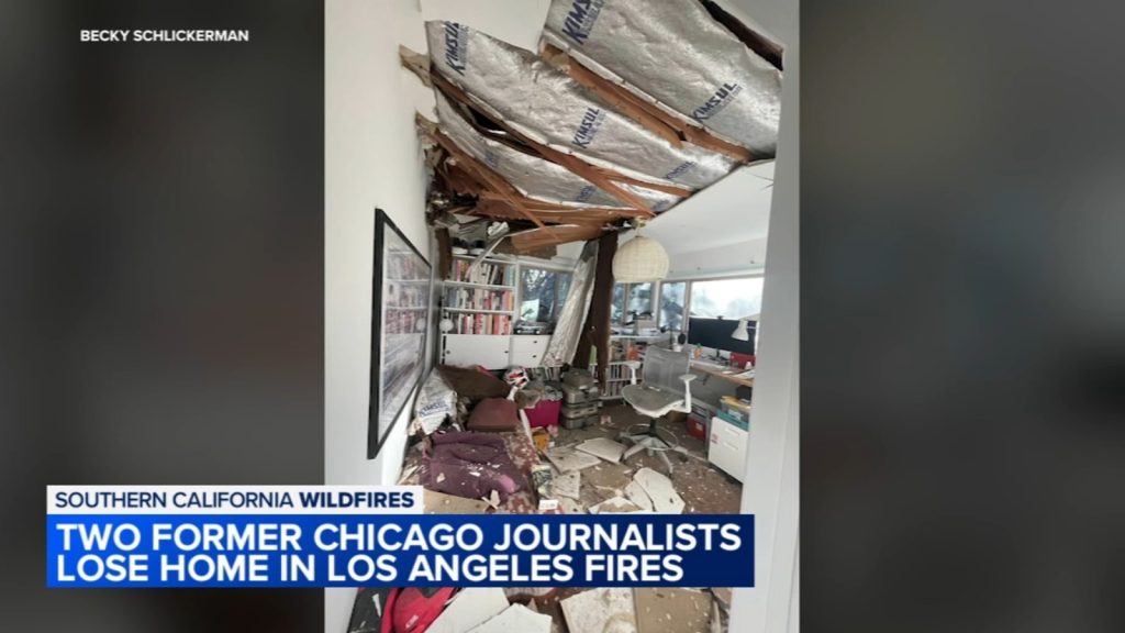 Southern California wildfires: Former Chicago journalists Becky Schlikerman, Kim Janssen lose Altadena home in Los Angeles fires