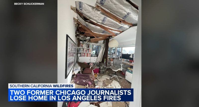 Southern California wildfires: Former Chicago journalists Becky Schlikerman, Kim Janssen lose Altadena home in Los Angeles fires
