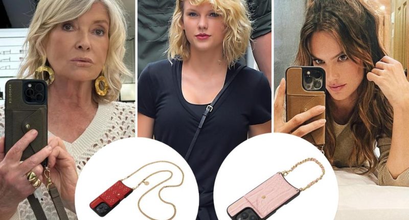 Stars like Taylor Swift and Martha Stewart love these crossbody phone cases — and they make great Valentine’s Day gifts