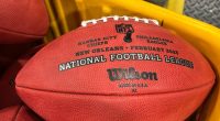 Super Bowl footballs are ready to go within hours of the matchup being set