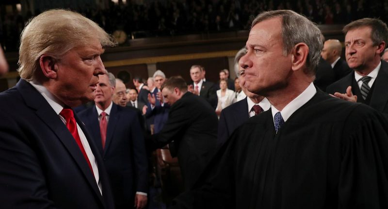 Supreme Court Chief Justice issues stark warning ahead of Trump return