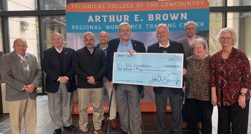 TCL receives $1 million from Jasper County for workforce training center