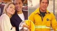 T.J. Holmes, Amy Robach defend David Muir after he’s bashed for reporting on LA wildfires with pinned jacket