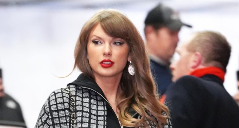 Taylor Swift Attends Travis Kelce’s Chiefs vs. Bills AFC Championship Game