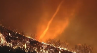 Haunting fire tornado spotted as Los Angeles is ravaged by wildfires