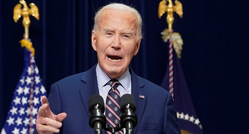The concerning feature on Biden's face as he addresses the nation