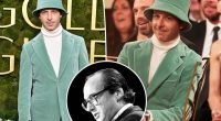 The reason why Jeremy Strong wore that green bucket hat to match his outfit at the 2025 Golden Globes
