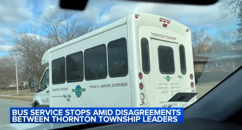 Thornton Township stops bus service for senior citizens amid government shutdown as Tiffany Henyard, trustees remain at stalemate