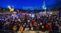 Thousands rally across Slovakia to protest prime minister's pro-Russia policies