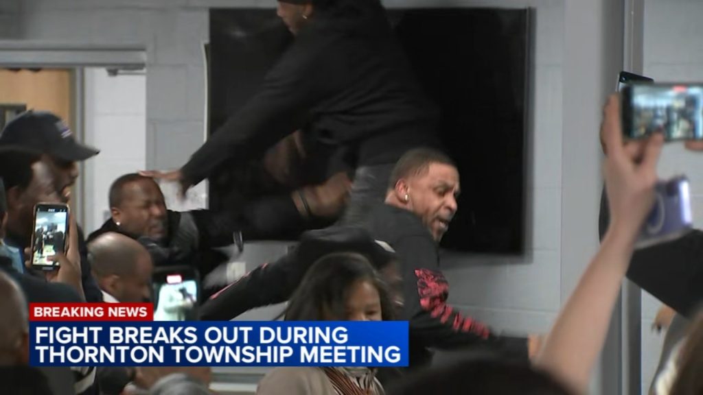 Tiffany Henyard news: Thornton Township meeting ends in brawl involving supervisor, witnesses say; chaos caught on camera