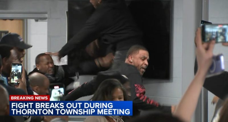 Tiffany Henyard news: Thornton Township meeting ends in brawl involving supervisor, witnesses say; chaos caught on camera
