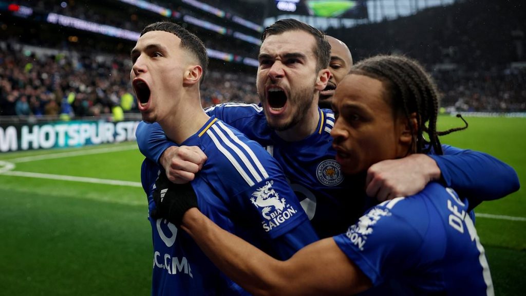 Tottenham 1-2 Leicester: Pressure grows on Ange Postecoglou as Spurs lose their fourth game in a row - as Foxes come from behind to climb out of the bottom three