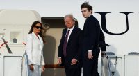 Trump heads for DC with Melania and Barron to kick off inauguration festivities after Jared, Ivanka, and Eric catch a flight on his plane