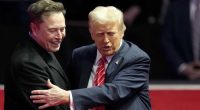 Trump shrugs off Elon Musk's criticism of AI announcement
