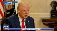Trump shuts down Sean Hannity with three words during tirade on Biden in first TV interview