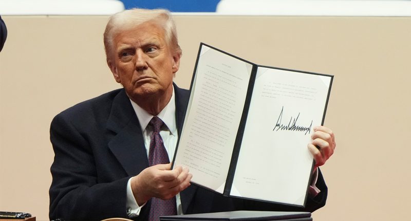 Trump signs executive order ending birthright citizenship, other immigration actions